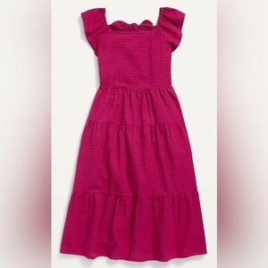 Old Navy Sleeveless tiered tie-back all day midi dress for girls